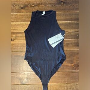 LuLuLemon Nulu High Neck Sleeveless Bodysuit Size M Black